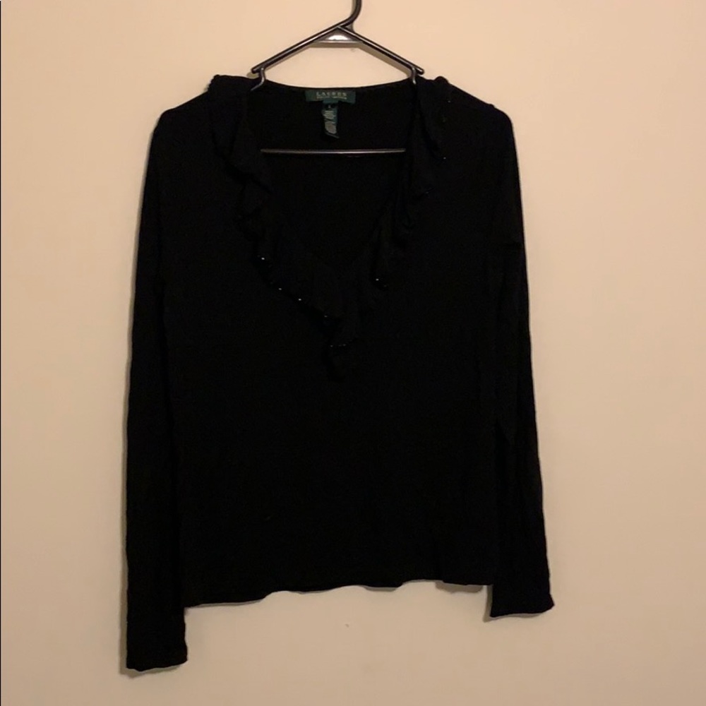 Ralph Lauren ruffle top